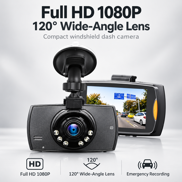 1080P Front Dash Camera with Night Vision