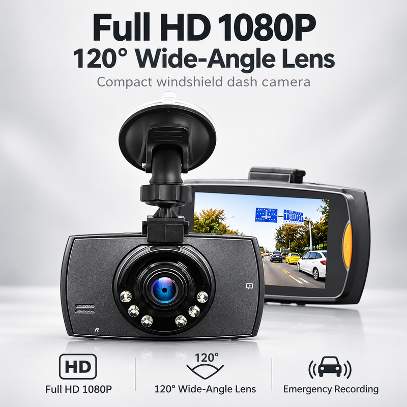 1080P Front Dash Camera with Night Vision